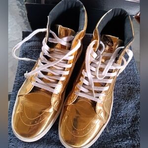 Vans Shoes, women's size 9, Liquid Gold.